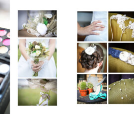 Album photo de mariage préparatifs dans les Pyrénées