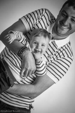 Portrait photo père fils des Pyrénées