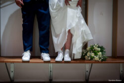 photo de mariage couple jour J dans les Pyrénées