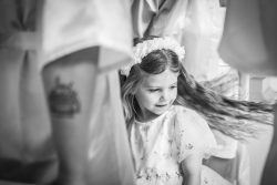 Wedding bride with bridesmaids