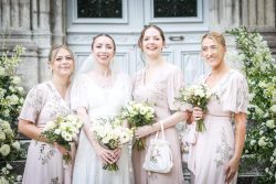 Bride and bridesmaids photographs