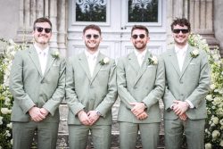 Groom and bestmen photographs