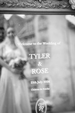 Newlyweds enjoying a countryside wedding in France