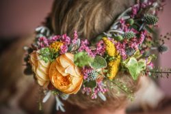 Emotional wedding hairstyling