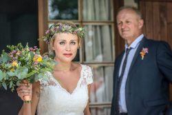 amily emotion during a country wedding in France