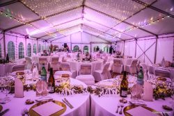 Détails de décoration d'un mariage dans les Pyrénées